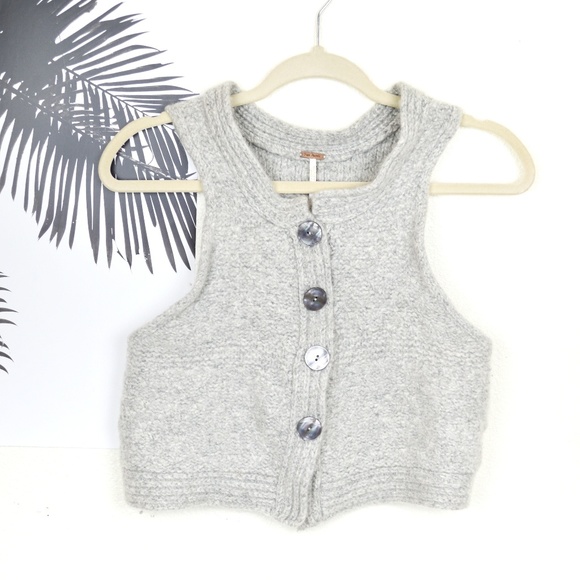 Free People Sweaters - 3 for $25 Free People Wool Sweater vest grey